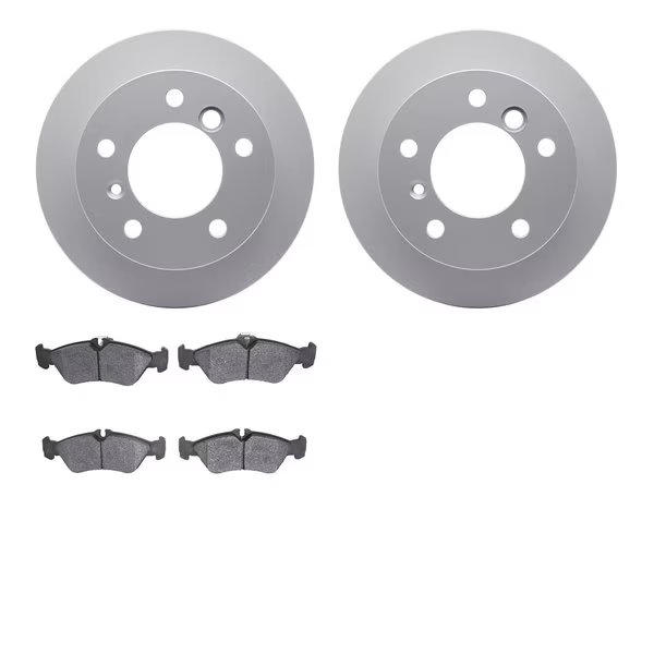 4502-40094, Geospec Rotors with 5000 Advanced Brake Pads, Silver, Dynamic Friction Co, Mfr#: 4502-40094